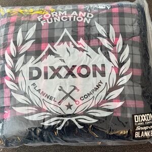 Pink and Black Plaid Blanket, brand new!